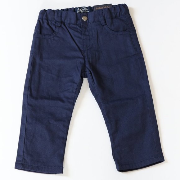 Mayoral Navy Chinos - 9M - NWT - Picture 1 of 3